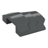 DESIGN BRICK 4X1, W/ BOW · Dark Stone Grey (réf. BrickLink Dark Bluish Gray)