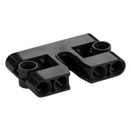PANEL 3X5, W/ 4.85 HOLE · LEGO 6302094 (réf. BrickLink 67139) · Black (réf. BrickLink Black)