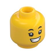 MINI HEAD, NO. 3265 · LEGO 6312495 (réf. BrickLink 3626pb2649) · Bright Yellow (réf. BrickLink Yellow)