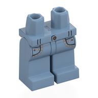 MINI LOWER PART, NO. 2359 · LEGO 6319295 (réf. BrickLink 970c00pb1427) · Sand Blue (réf. BrickLink Sand Blue)