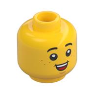 MINI HEAD, NO. 3427 · LEGO 6328341 (réf. BrickLink 3626pb2727) · Bright Yellow (réf. BrickLink Yellow)