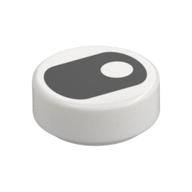 FLAT TILE 1X1, ROUND, NO. 151 · LEGO 6329648 (réf. BrickLink 98138pb204) · White (réf. BrickLink White)