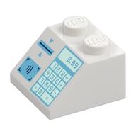 ROOF TILE 2X2, 45 DEG., NO. 29 · White (réf. BrickLink White)