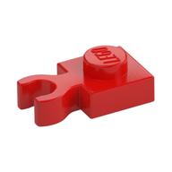 PLATE 1X1 W. HOLDER · Bright Red (réf. BrickLink Red)