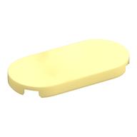 TILE 2X4, CIRCLE, NO. 1 · Cool Yellow (réf. BrickLink Bright Light Yellow)