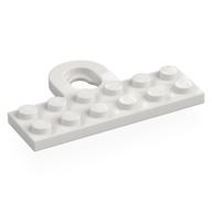PLATE 2X6, W/ FUNCTION, NO. 1 · LEGO 6378415 (réf. BrickLink 78168) · White (réf. BrickLink White)