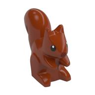 SQUIRREL, NO. 4 · LEGO 6384077 (réf. BrickLink 80679pb01) · Dark Orange (réf. BrickLink Dark Orange)