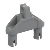DOUBLE SNAP 2M W/ STUB · LEGO 6413107 (réf. BrickLink 57359) · Medium Stone Grey (réf. BrickLink Light Bluish Gray)