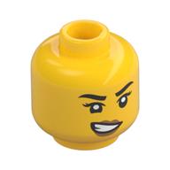 MINI HEAD, NO. 3903 · LEGO 6419144 (réf. BrickLink 3626pb3216) · Bright Yellow (réf. BrickLink Yellow)