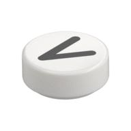 FLAT TILE 1X1, ROUND, NO. 224 · White (réf. BrickLink White)