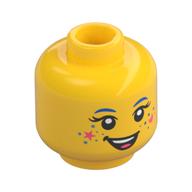 MINI HEAD, NO. 4030 · LEGO 6434190 (réf. BrickLink 3626pb3428) · Bright Yellow (réf. BrickLink Yellow)
