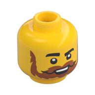 MINI HEAD, NO. 4031 · LEGO 6434805 (réf. BrickLink 3626pb3393) · Bright Yellow (réf. BrickLink Yellow)