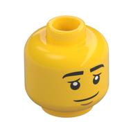 MINI HEAD, NO. 4137 · LEGO 6434845 (réf. BrickLink 3626pb3476) · Bright Yellow (réf. BrickLink Yellow)