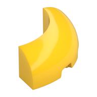1/4 ARCH BRICK 3X3, W/ CUTOUT, NO. 1 · LEGO 6439824 (réf. BrickLink 65617) · Bright Yellow (réf. BrickLink Yellow)