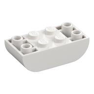 BRICK 2X4, INVERTED, OUTSIDE BOW · LEGO 6461062 (réf. BrickLink 5174) · White (réf. BrickLink White)