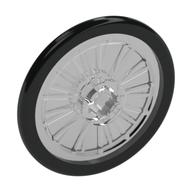 WHEEL 21X2, W/ 3.2 HOLE · LEGO 6503208 (réf. BrickLink 24314pb01) · Multicombination 1 (réf. BrickLink Trans-Clear)