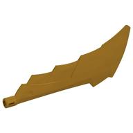 WEAPON, W/ CROSS HOLE, NO. 3 · LEGO 6508001 (réf. BrickLink 2144) · Warm Gold (réf. BrickLink Pearl Gold)